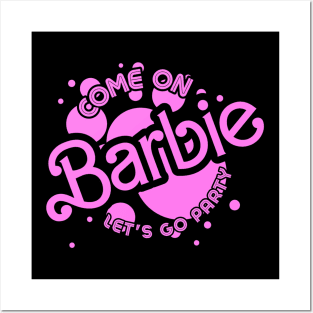 Come On Barbie Dots Posters and Art